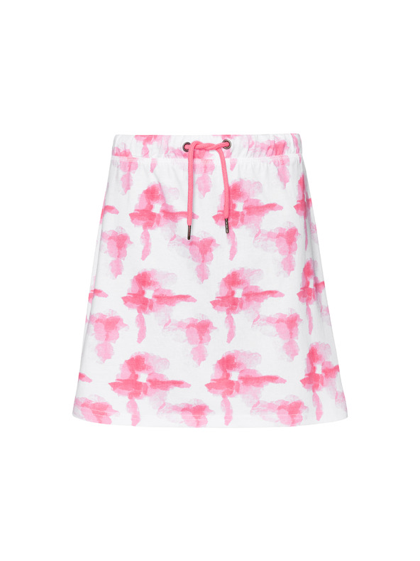 Sam 73 Bílo-růžová holčičí vzorovaná sukně SAM 73