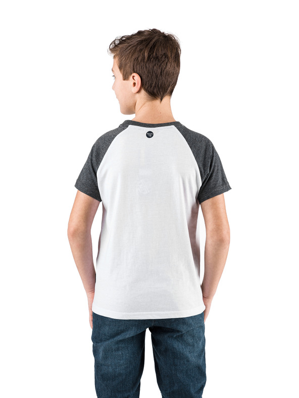 Sam 73 Bílé klučičí tričko s potiskem SAM 73