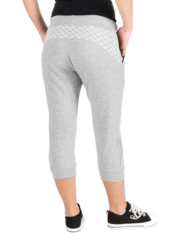 Sam 73 Světle šedé dámské 3/4 tepláky SAM 73