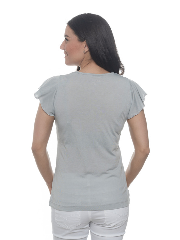 Sam 73 Šedé dámské tričko SAM 73