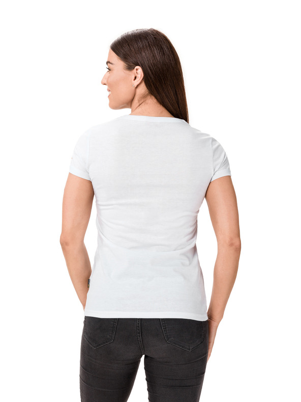 Sam 73 Bílé dámské tričko s potiskem SAM 73 Penny