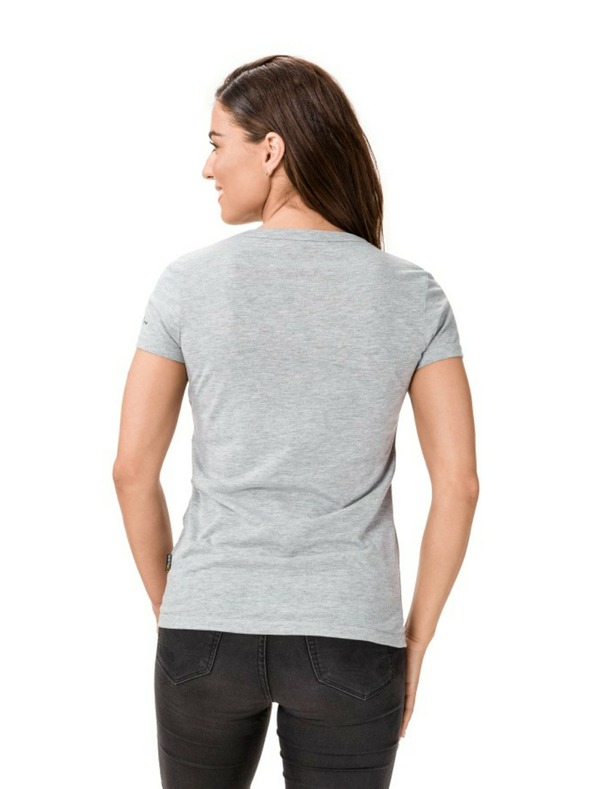 Sam 73 Světle šedé dámské tričko s potiskem SAM 73 Penny