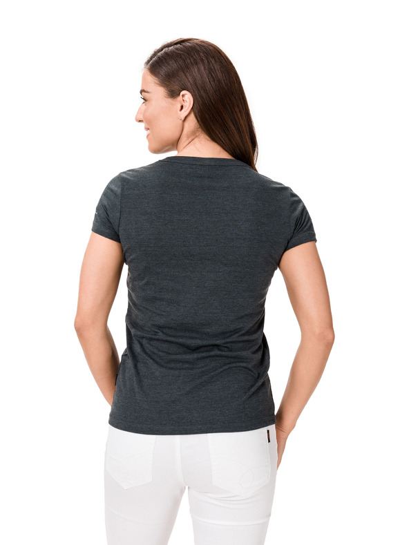 Sam 73 Tmavě šedé dámské tričko s potiskem SAM 73 Penny