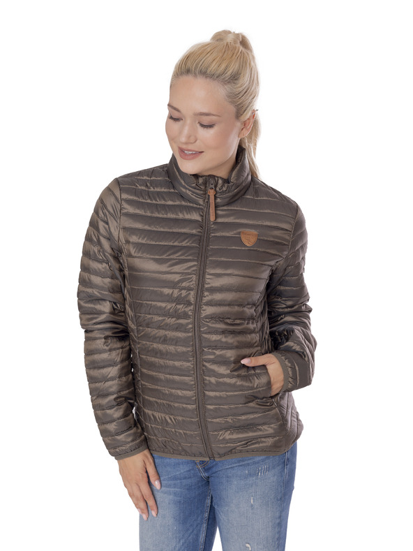 Sam 73 Hnědá dámská prošívaná bunda Sam 73 Xenie