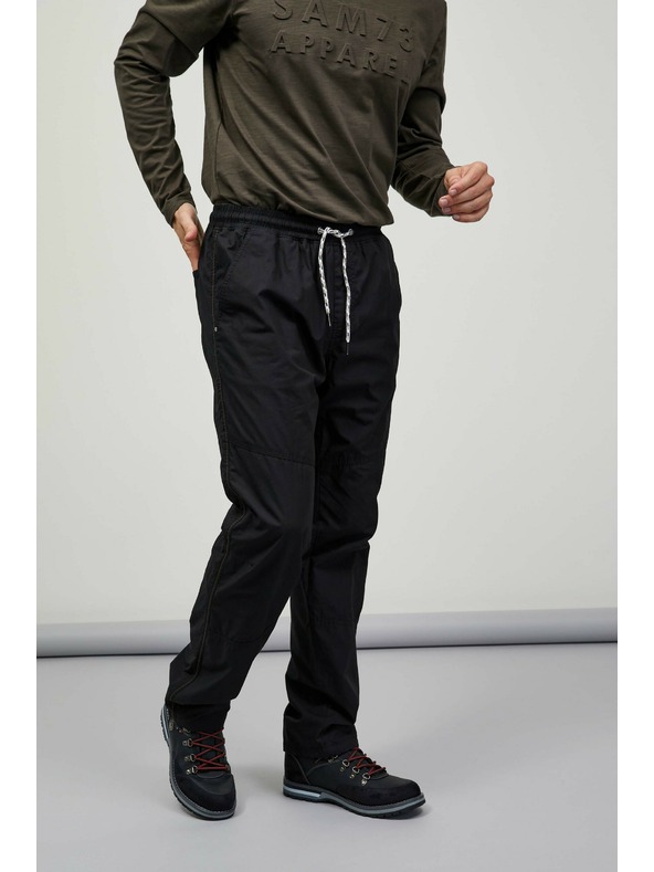 Sam 73 Černé pánské kalhoty SAM 73 Malik