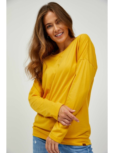 Sam 73 Žluté dámské basic tričko s dlouhým rukávem SAM 73 Azuka