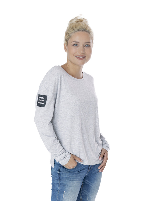Sam 73 Světle šedé dámské tričko SAM 73