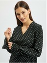 Orsay Černá dámská vzorovaná halenka ORSAY