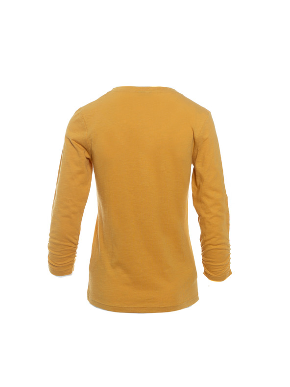 Sam 73 Hořčicové dámské tričko SAM 73