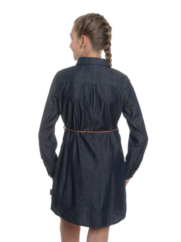 Sam 73 Tmavě modré holčičí košilové šaty SAM 73