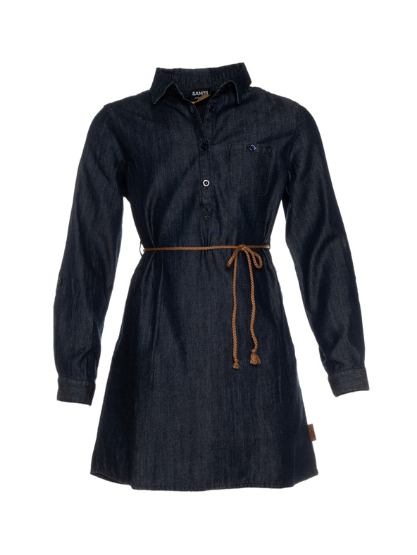 Sam 73 Tmavě modré holčičí košilové šaty SAM 73