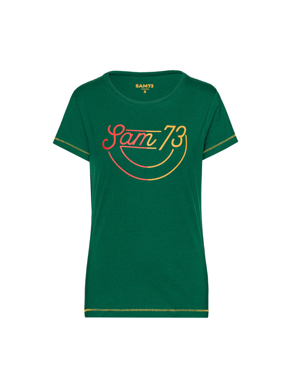 Sam 73 Zelené dámské tričko SAM 73 Cerina