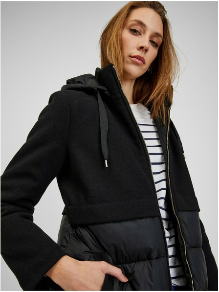 Orsay Černý dámský prošívaný kabát ORSAY Selina