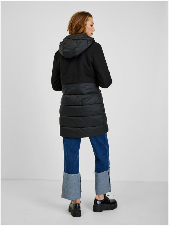 Orsay Černý dámský prošívaný kabát ORSAY Selina