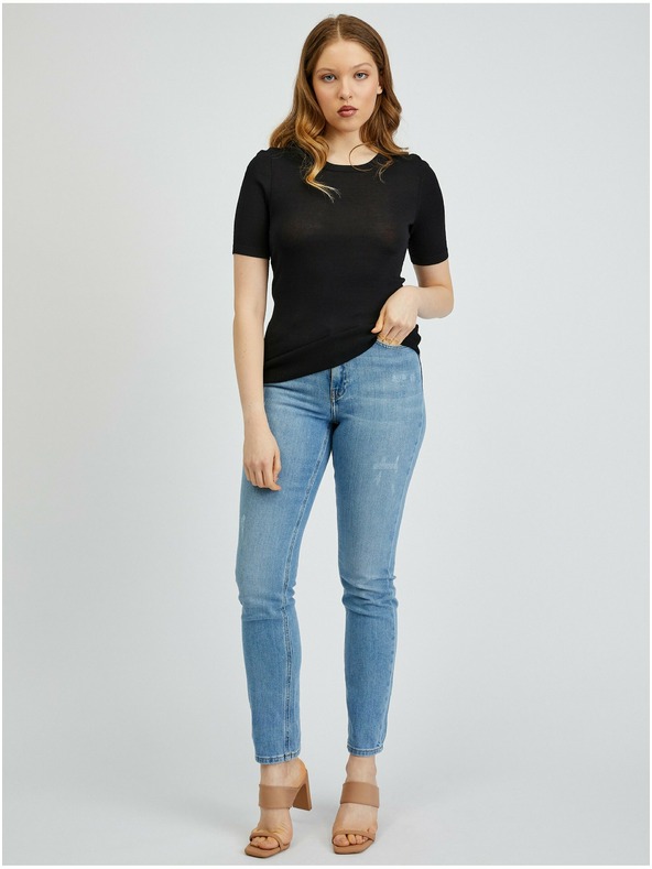 Orsay Černé dámské svetrové tričko ORSAY