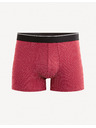 Celio Červené pánské vzorované boxerky Celio Mitch