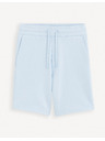 Celio Světle modré pánské teplákové kraťasy Celio Toshort