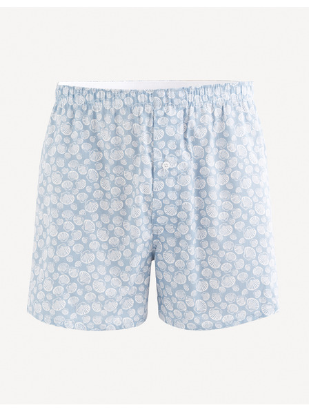 Celio Modré pánské trenýrky Celio Giwoshell