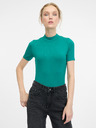 Orsay Zelené dámské tričko s krátkým rukávem ORSAY
