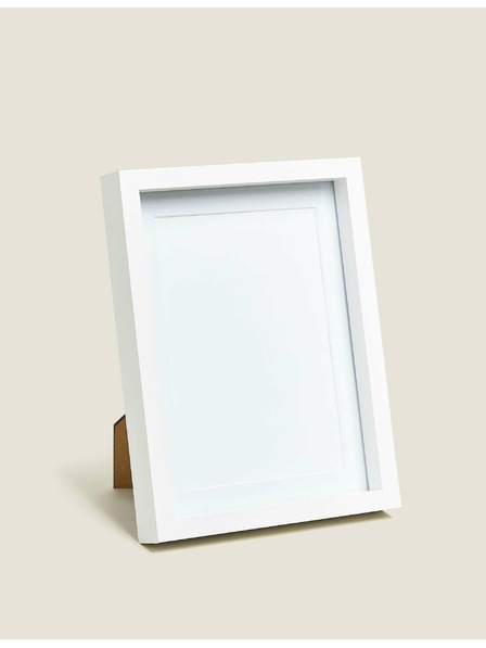 Marks & Spencer Dřevěný fotorámeček 13 x 18 cm Marks & Spencer bílá