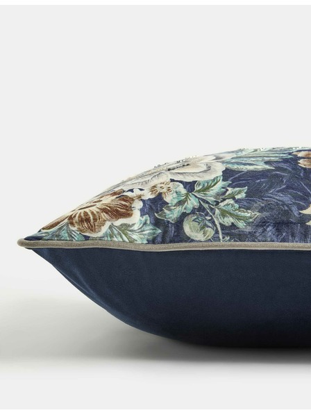 Marks & Spencer Sametový zdobený polštář s ptačím motivem Marks & Spencer námořnická modrá
