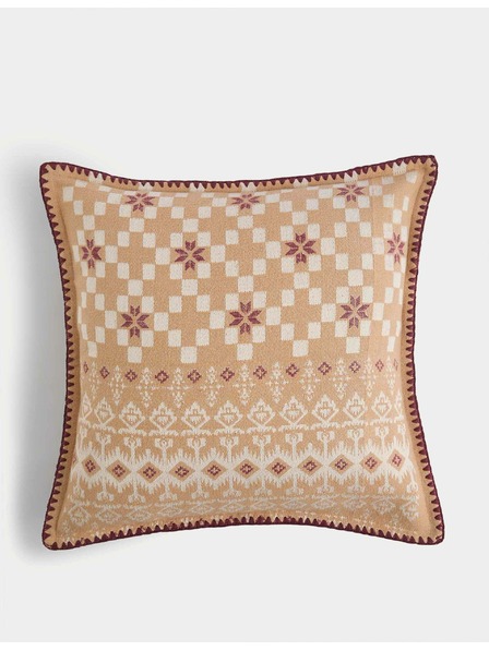 Marks & Spencer Vyšívaná přikrývka Sierra z čisté bavlny Marks & Spencer fialová