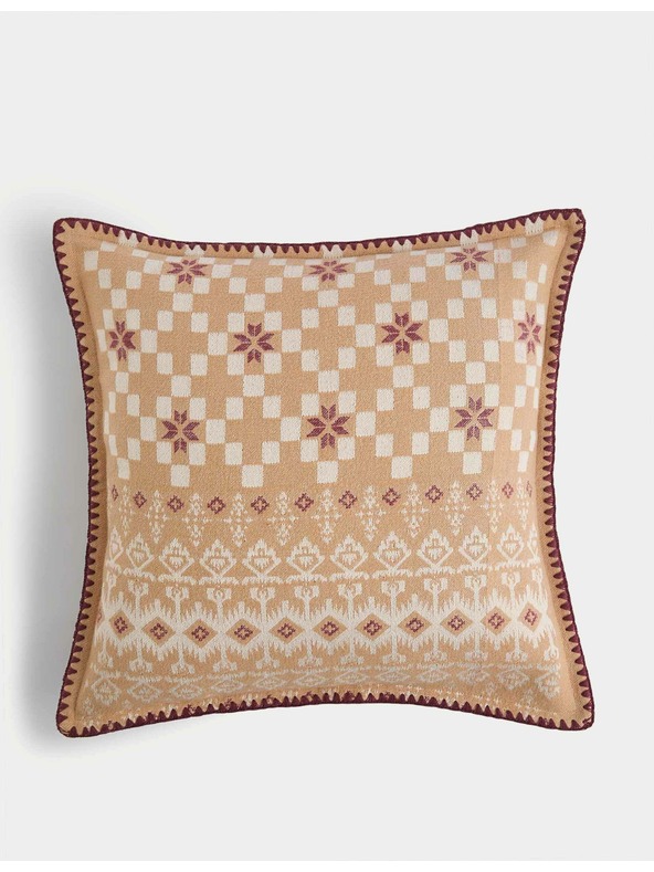 Marks & Spencer Vyšívaná přikrývka Sierra z čisté bavlny Marks & Spencer fialová