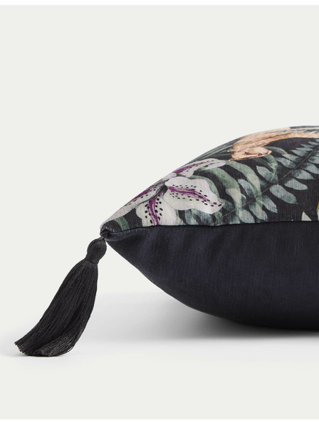 Marks & Spencer Žinylkový polštář s leopardím potiskem Marks & Spencer námořnická modrá