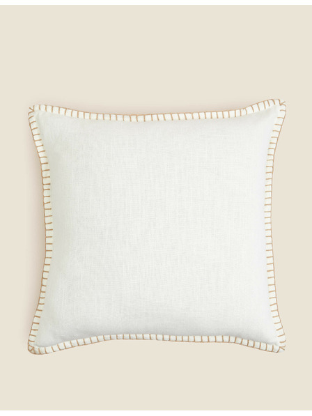 Marks & Spencer Prošívaný polštář z čisté bavlny Marks & Spencer smetanová