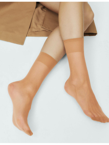 Marks & Spencer Balení 5 párů matných ponožek, 15 DEN Marks & Spencer béžová