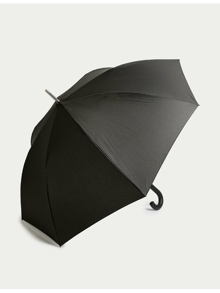Marks & Spencer Velký deštník z recyklovaného polyesteru s technologií Windtech™ Marks & Spencer černá