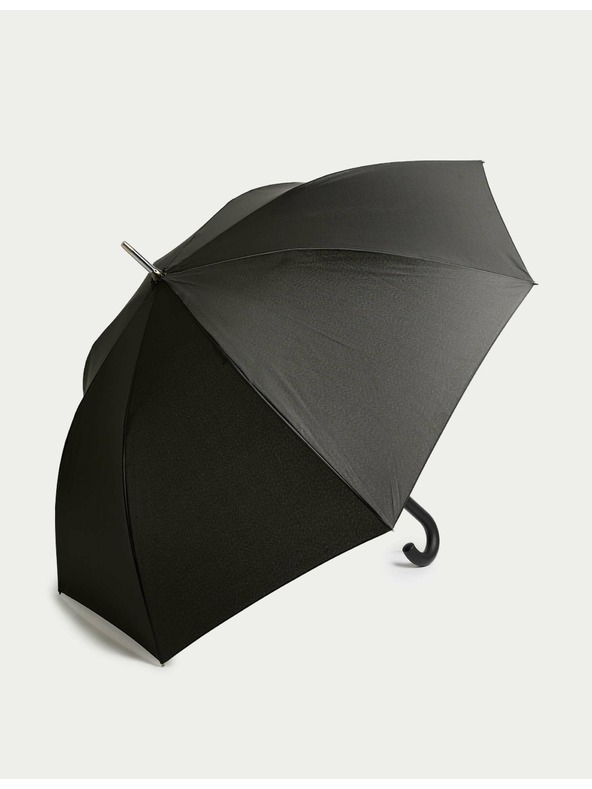 Marks & Spencer Velký deštník z recyklovaného polyesteru s technologií Windtech™ Marks & Spencer černá