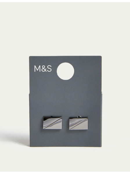 Marks & Spencer Kovové manžetové knoflíky Marks & Spencer šedá