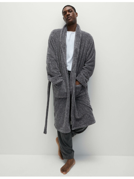 Marks & Spencer Flísový župan Supersoft Marks & Spencer šedá