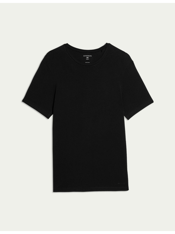 Marks & Spencer Tílko z bavlněné směsi Supima® Marks & Spencer černá