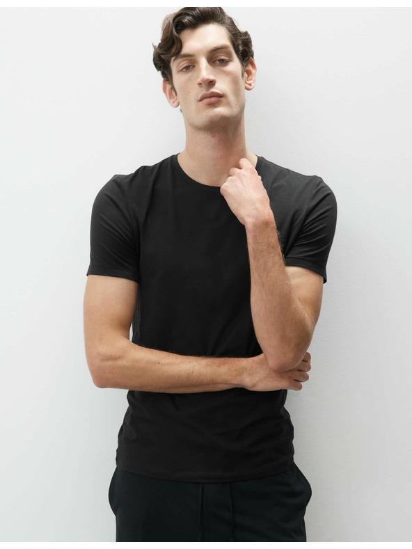 Marks & Spencer Tílko z bavlněné směsi Supima® Marks & Spencer černá