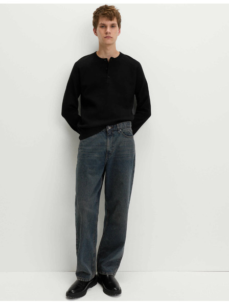 Marks & Spencer Authentic volné pevné džíny Marks & Spencer modrá