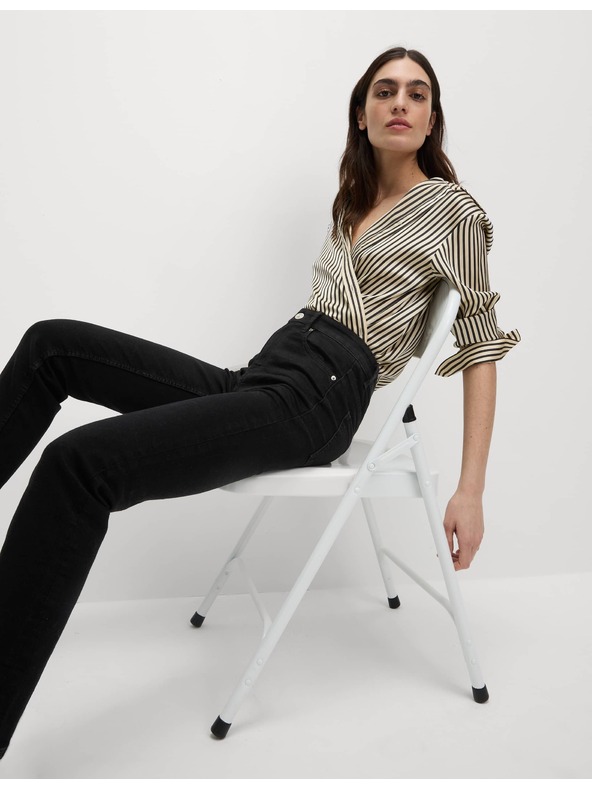 Marks & Spencer Džíny Sienna se strečem a rovnými nohavicemi Marks & Spencer černá