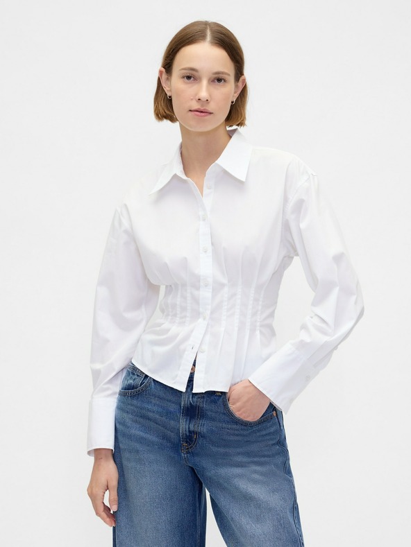 GAP Popelínová košile Fitted Shirt GAP