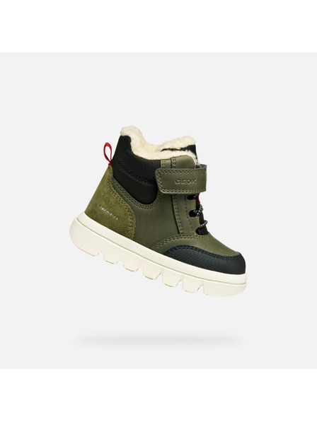 Geox Chlapci první kroky Geox Willaboom AB Tmavě zelená