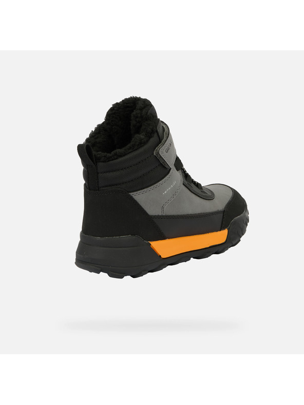 Geox Černá chlapecká zimní obuv Geox Trekkyup B Abx