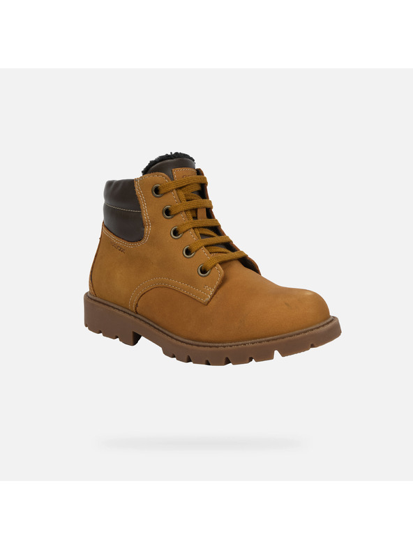 Geox Hnědé chlapecké tenisky Geox Shaylax Boy