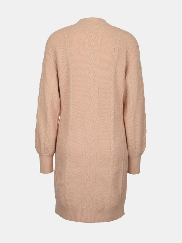 Orsay Světle růžové dámské svetrové šaty ORSAY