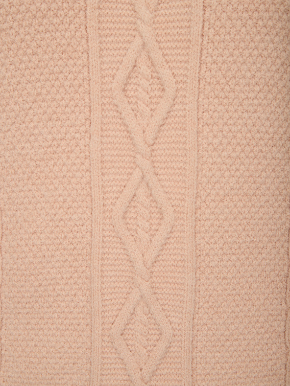 Orsay Světle růžové dámské svetrové šaty ORSAY