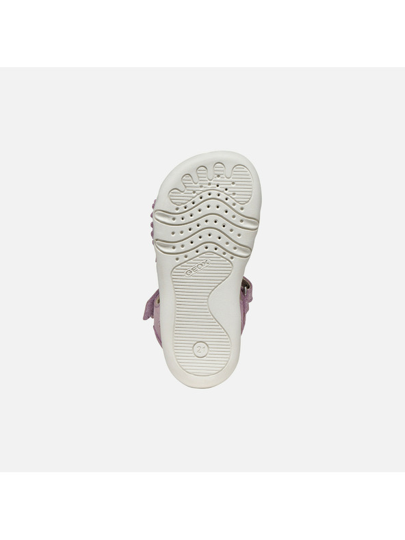 Geox Růžové dívčí barefoot sandály Geox Sandal Steppieup