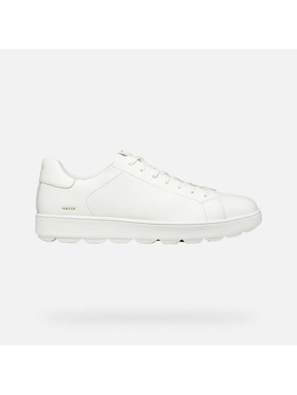 Geox Bílé pánské tenisky Geox Spherica Ecub-1 B