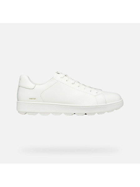 Geox Bílé pánské tenisky Geox Spherica Ecub-1 B