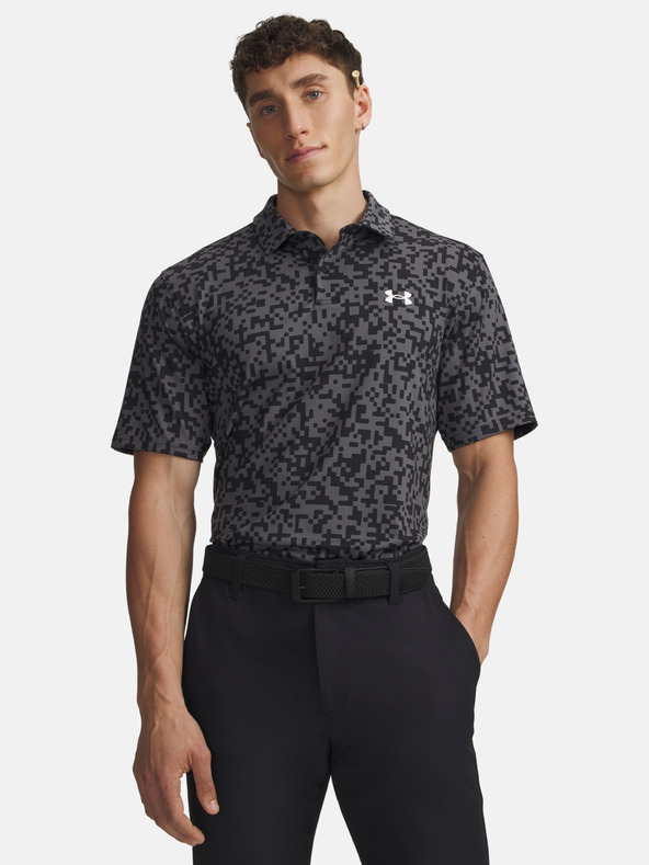Under Armour Pánské tričko Under Armour UA T2G Printed Polo-BLK