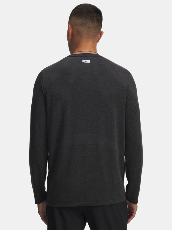 Under Armour Pánské tričko Under Armour UA TRAIL RUN Wool LS-BLK