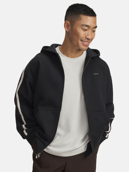 Under Armour Pánská mikina Under Armour UA Icon Heavy Rib FZ-BLK